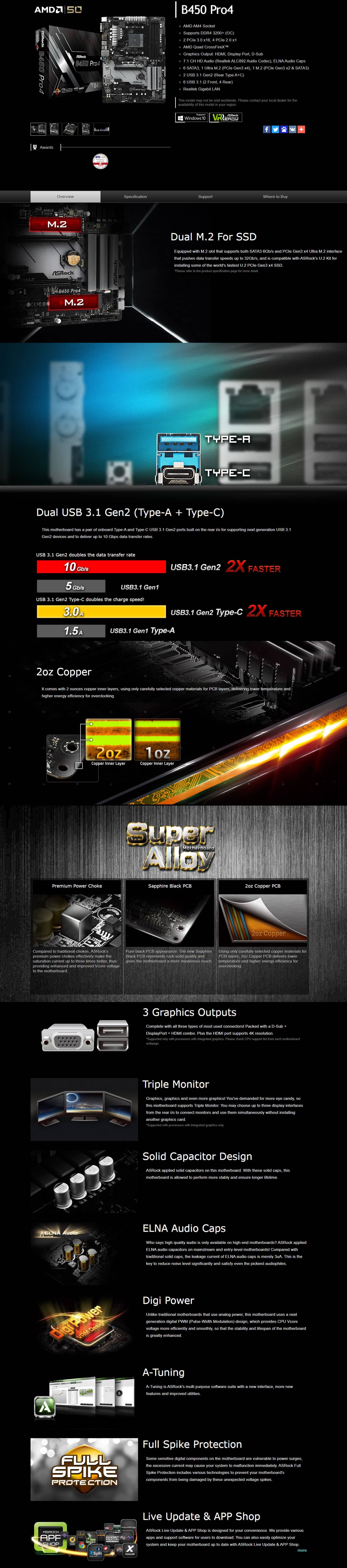 Asrock B450-PRO4 | Find the Lowest Price | Save Money at MyPCPrice